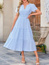 tiered-notched-short-sleeve-dress OhSoStyled at Sophia's Style-5